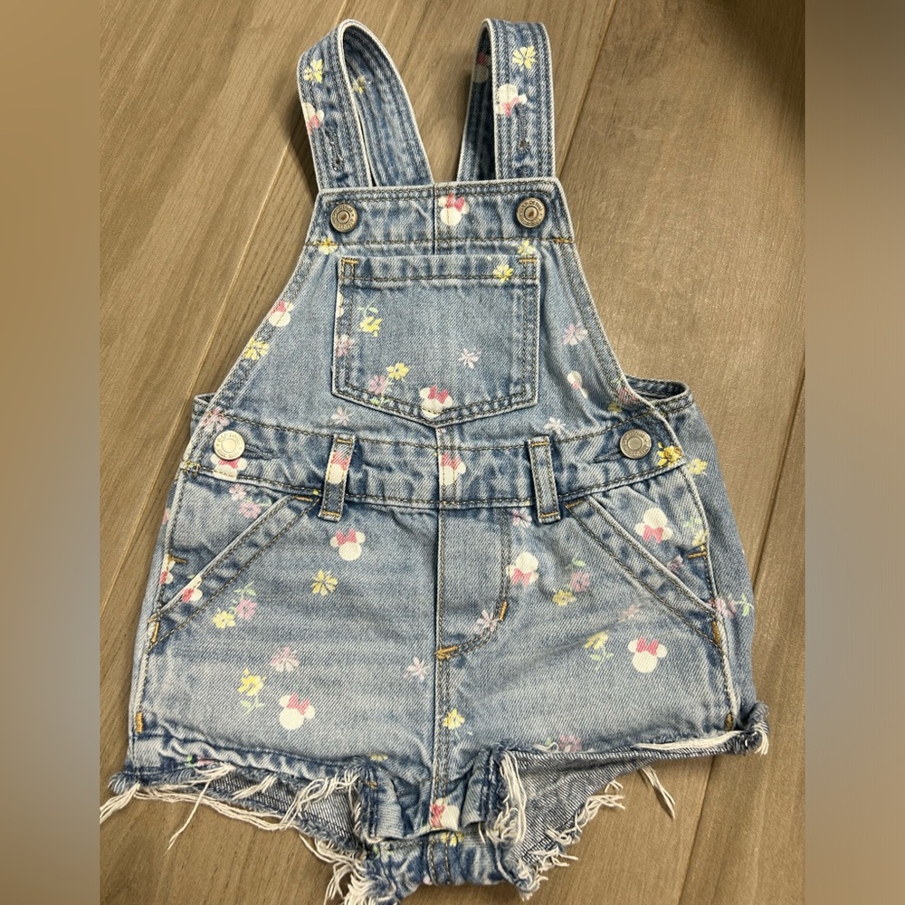 Baby GAP *Disney* Minnie Mouse Denim Overalls